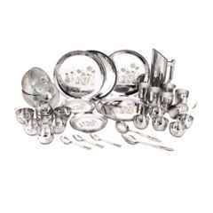 Kraft 41 Pcs Pattern Stainless Steel Dinner Set, DS41