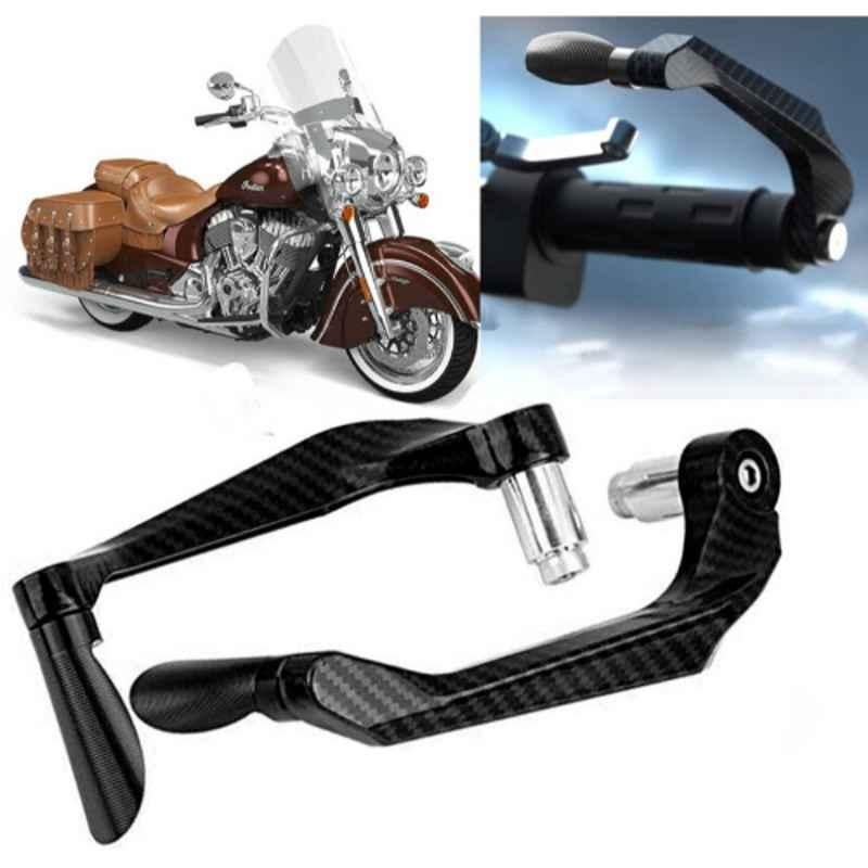Auto Pearl 2 Pcs Aluminium Carbon Black Brake Clutch Lever Set for Indian Indian Chief Vintage