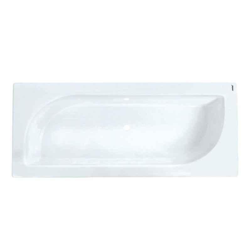 Jaquar Kubix 1800x800x470mm PMMA Sheet White Buit in Bath Tub, JBT-WHT-KUBIX180X