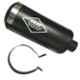RA Accessories Black Austin Racing Silencer Exhaust for Honda Shine