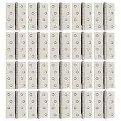 Buy Screwtight 4 inch Iron Door & Cabinet Butt Hinge with Zinc Plated Finish,  S170106BZP-12 (Pack of 12) Online At Price ₹619