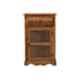 Angel Furniture 58x30x90cm Honey Glossy Finish Solid Sheesham Wood Small Kitchen Crockery Cabinet, AF-174H