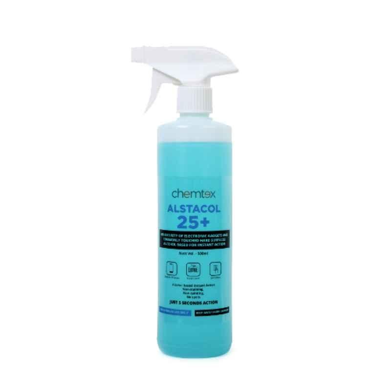 Chemtex Alstacol 25+ 500ml Instant Disinfectant Spray, 11ALC25P1X500ML (Pack of 3)