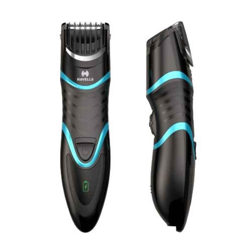 Havells BT9000 Black & Blue USB Quick Charge Beard Trimmer, GHPTTAAZBL00