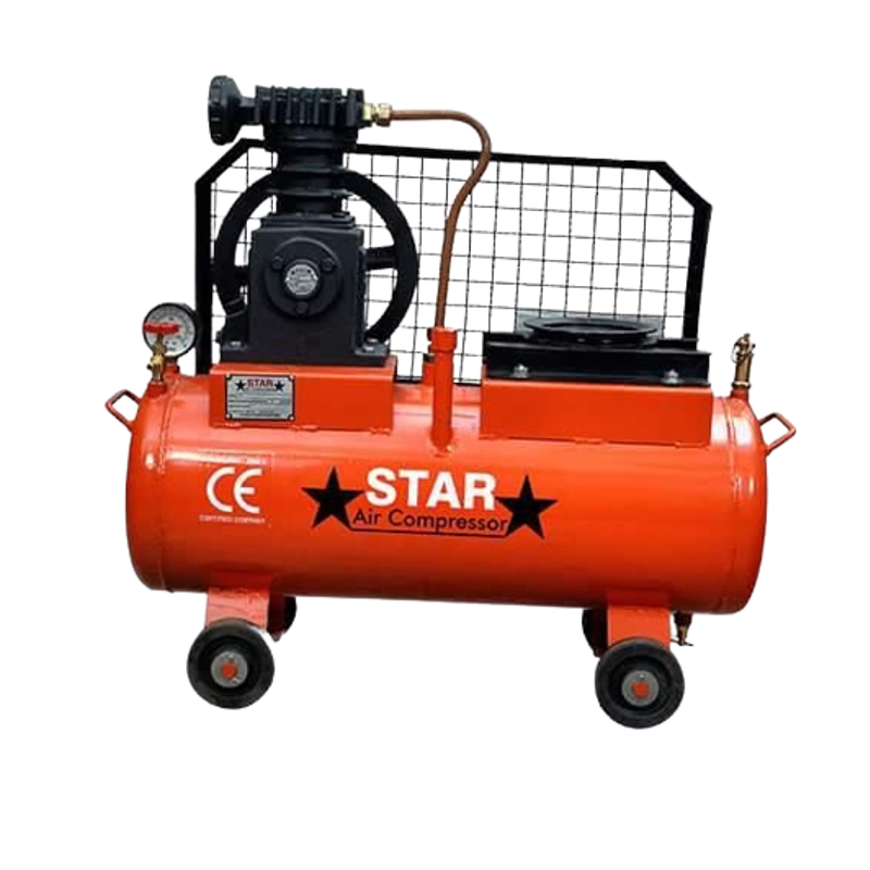 Star 40L 1HP Single Phase & Double Piston Air Compressor, SC 528