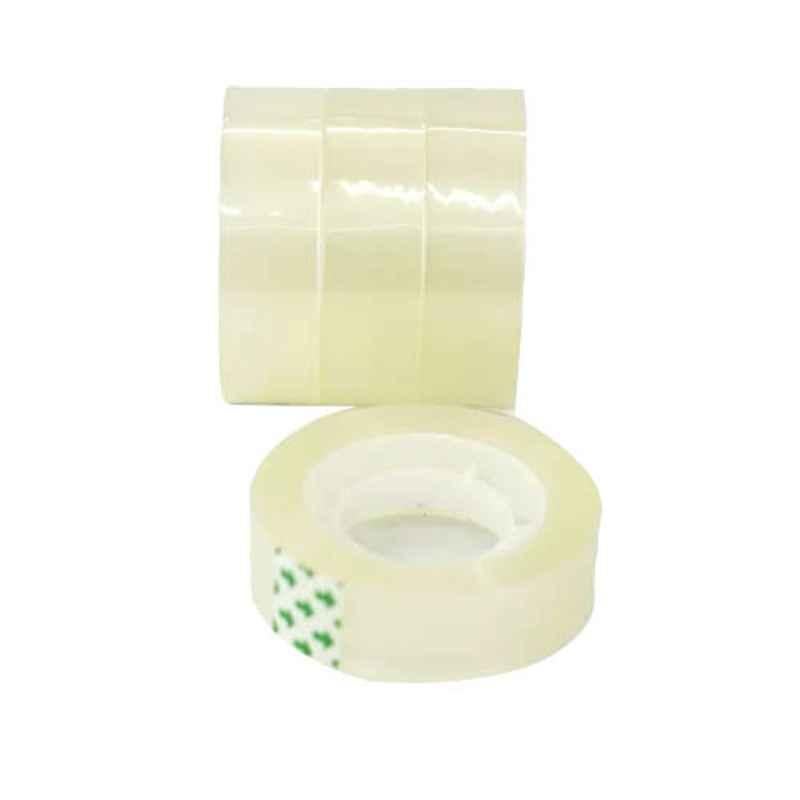 Veeshna Polypack 65m 1 inch 42 Micron Transparent Tape, ELA 33 (Pack of 4)