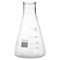 ABGIL 250ml Borosilicate Glass Conical Erlenmeyer Narrow Mouth Conical Flask, ABG1486