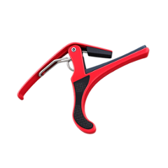Techno Stainless Steel & Rubber Pad Red Premium Guitar Capo, RJ-CP35RD
