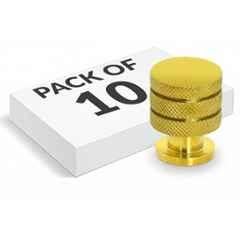 Plantex Knobs for Drawer/Drawer Knobs/Cabinet Knobs/Drawer knobs Handle/Pull-Push Knobs for Home/Office Drawers (Pack of 10) (Gold)