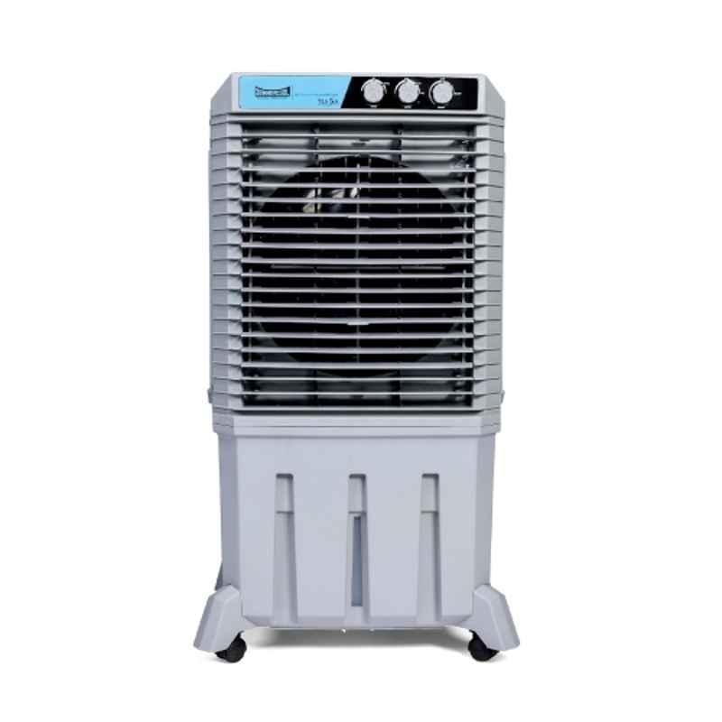 Summercool Tiara 170W 75 Litre Polyethylene Grey Desert Air Cooler with Honeycomb Pad Cooling & 1 Year Warranty, TIALARA75