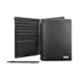 Cross Men's Black Artificial Leather Passport Travel Wallet with Metal Black Ink Ball Pen Set, AC248389B-1