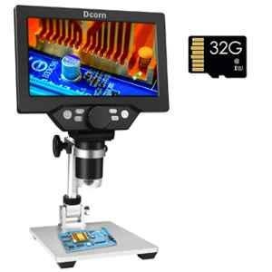 Microware 50-1200X 12MP 7 inch LCD Digital USB Microscope