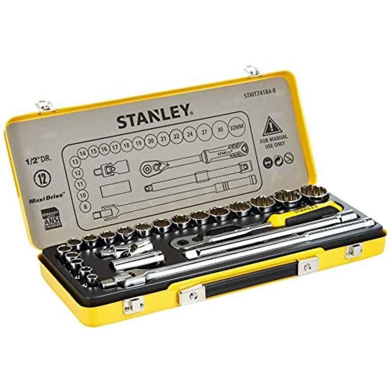 Stanley 24 Pcs 1/2 inch Socket Set, STMT74184-8