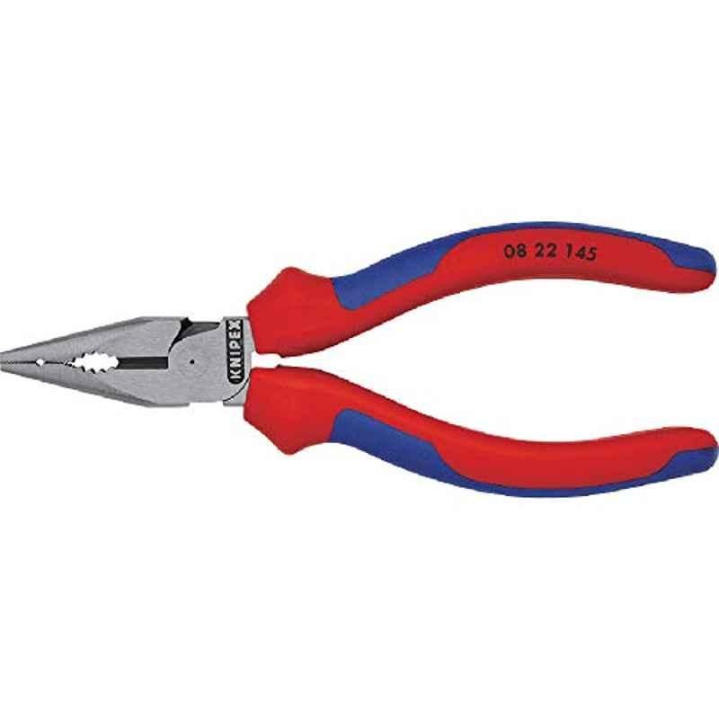 Knipex 145mm Black Needle-Nose Combination Plier, 08 22 145