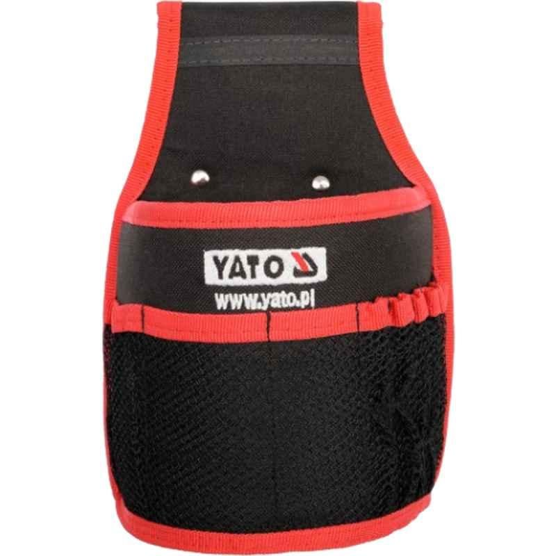Yato Nylon Black Nylon Deep Pocket Tool Pouch, YT-7416
