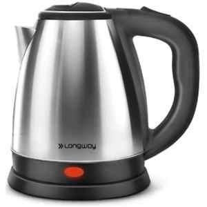 Longway 1.5 Litre 1500W Stainless Steel Silver Electric Kettle with 1 Year Warranty, LWEK01