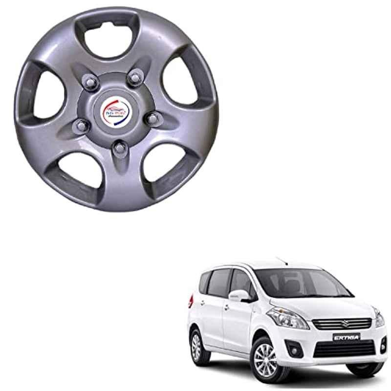 Auto Pearl 4 Pcs 15 inch ABS Silver SC22 Hubcap Wheel Cover Set with Retention Ring for Maruti Suzuki Ertiga Type 1
