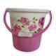 Joyo 2 Pcs 25L Plastic Pink Round Bucket & 1500ml Matching Mug Set