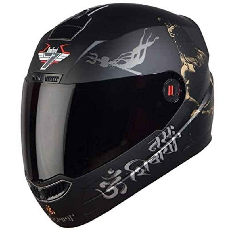 Steelbird matte hot sale black helmet