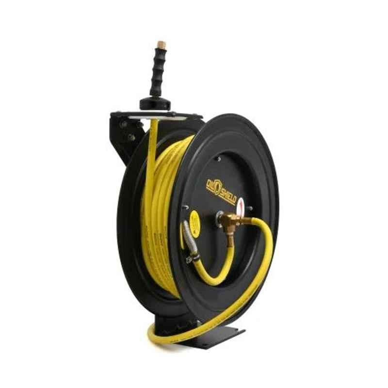 Buy Zephyr 10mm Rubber Yellow Oil Shield Air Hose Reel, ZAR1015HD-OS,  Length: 15 m Online At Price ₹15315