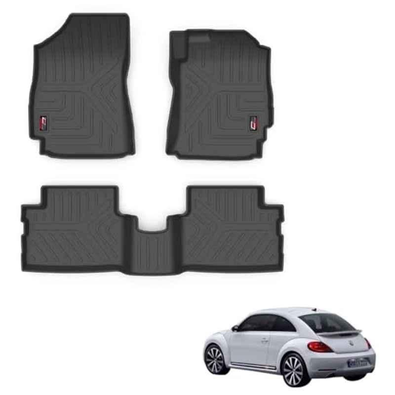 Kozdiko Thermoplastic Polyolefins 3D Life Long Car Floor Mat Set for Volkswagen Beetle