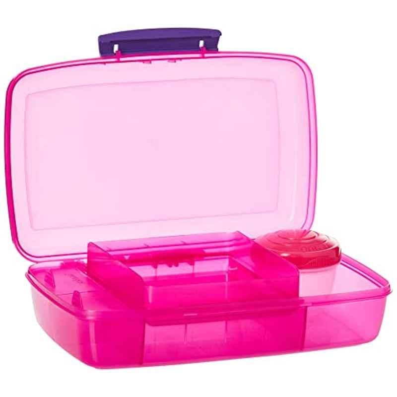 Sistema 1.76L Pink Bento Lunch Box