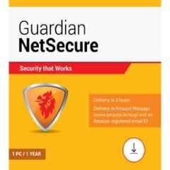 Guardian Net Secure Antivirus with 1 Year for 1 PC & Email Delivery