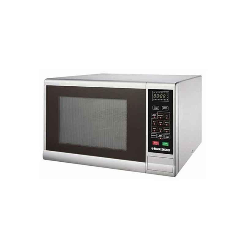 Black & Decker 900W Silver Microwave Oven, MZ32PCSSI