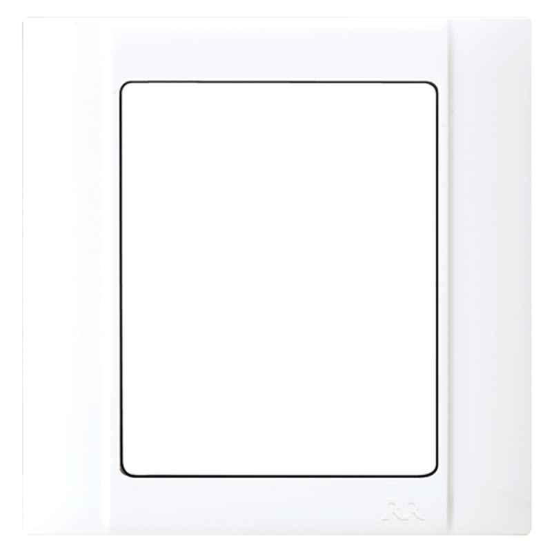 RR White 1G Blank Plate, VN6653