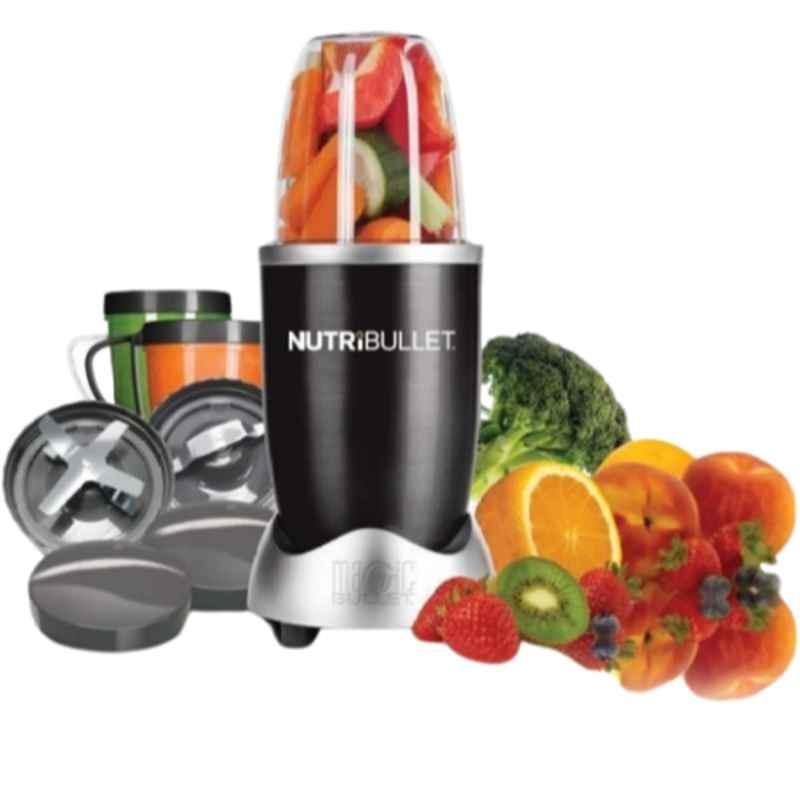NutriBullet 600 Series 12 Pcs 600W 20000rpm Grey Blender Set, NBR1212M