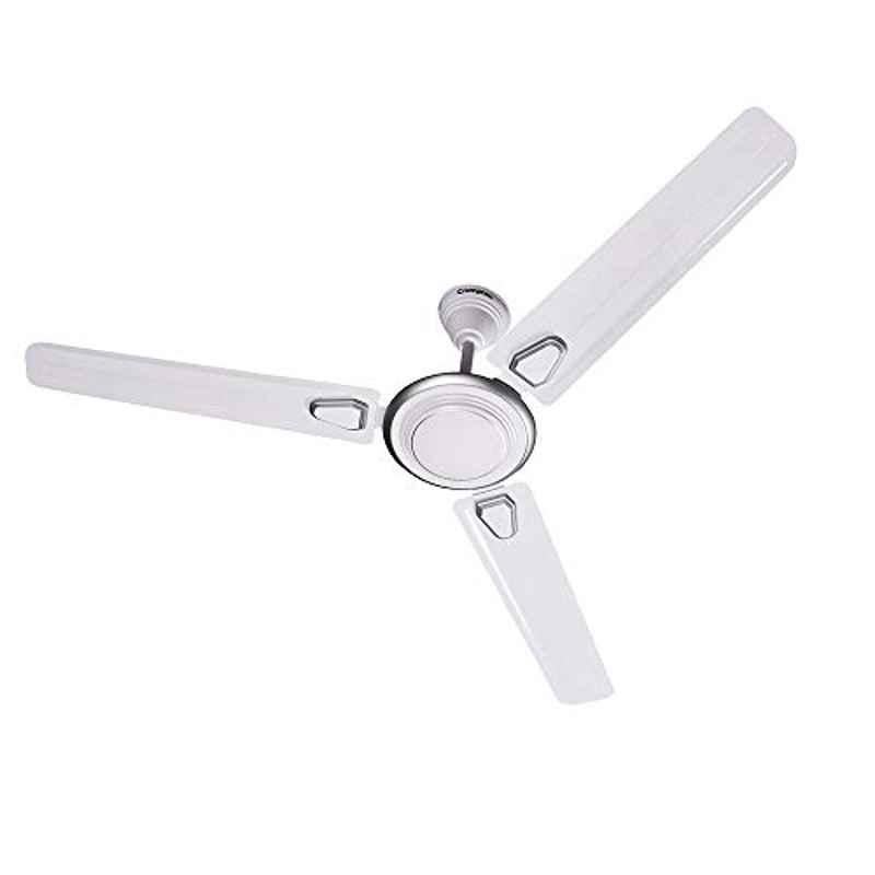 Crompton Super Briz Deco 70W 400rpm White 3 Blade Ceiling Fan, CFSBSBRDC48SBR1S, Sweep: 1200 mm