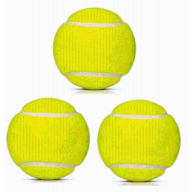 Edenglow Green Standard Light Weight & Cricket Soft & Bouncy Tennis Ball (Pack of 3)