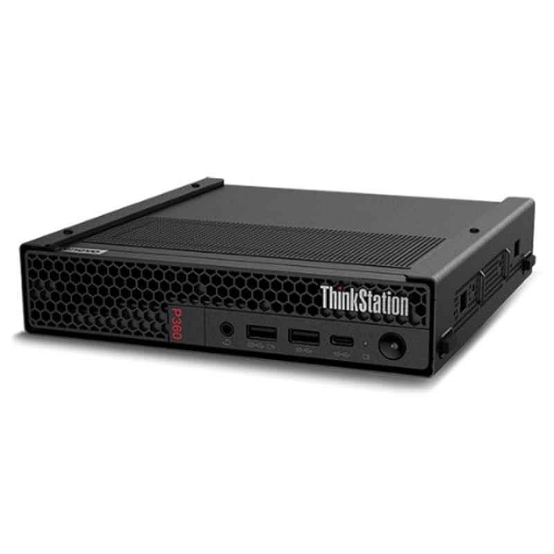 Lenovo ThinkStation P360 16GB/512GB Black Intel Core i7-12700T 12th Gen Tower Tiny Workstation, 30FA003NAX