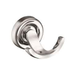 Somany Serene Stainless Steel Chrome Wall Mounted Double Robe Hook, 272130290021