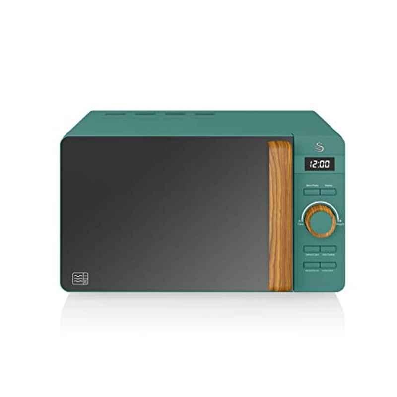 Swan Nordic 20L 800W Pine Green Matt Finish Digital Microwave, 5055322539153
