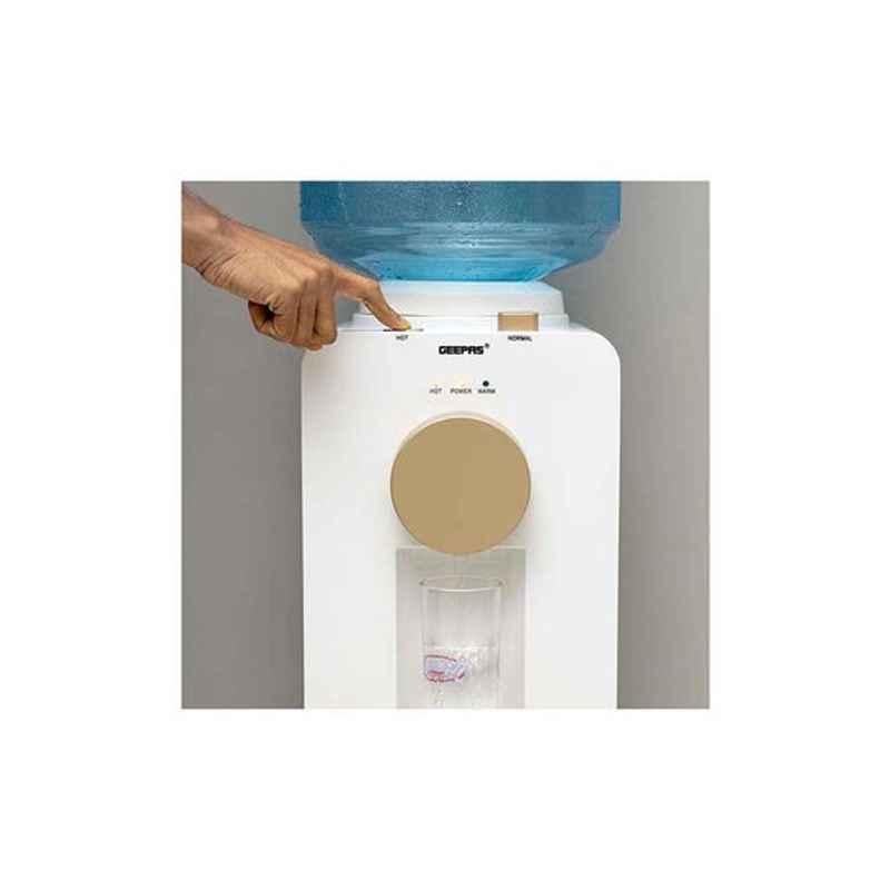 Geepas 500W Plastic White Hot & Normal Water Dispenser, GWD17032
