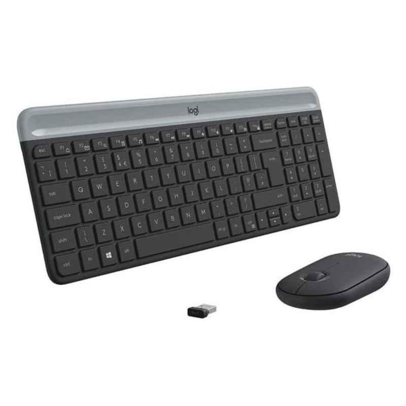Logitech MK470 10m Graphite Wireless Keyboard & Mouse Combo, 920-009204