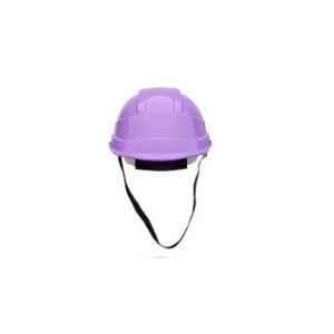 Ladwa ABS & PVC Purple Safety Helmet with 6 Points Suspension for Safety Directors, Construction & Industrial Workers, LSI-Helmet-PSH-P4 (Pack of 4)