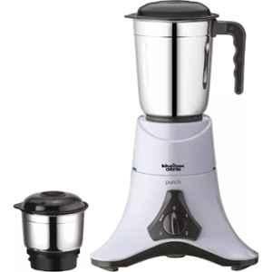 Khaitan Orfin Punch KO 273 NA 500W Plastic White & Grey Mixer Grinder with 2 Jar