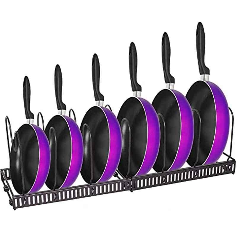 Rubik 30-58cm Iron Brown Kitchen Pan Pot Lid Holder, RB-D024