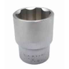 Baum 1/2 inch Chrome Vanadium Steel Drive Hex Socket, Art-237, Size: 18 mm