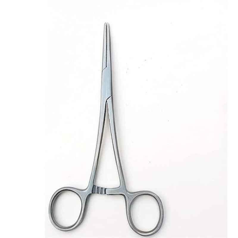 Forgesy 3 Pcs 6, 7 & 8 inch Stainless Steel Silver Straight Artery Forceps Set, SD454