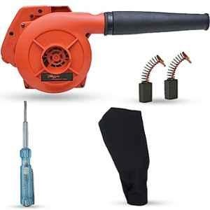 Hillgrove 800W Plastic Red Electric Air Blower with Carbon Brushes & Line Tester, HGCM1077