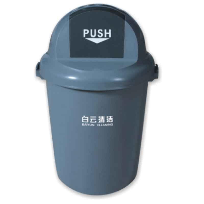 Baiyun 56x92cm 100L Gray Circular Garbage Can, AF07516