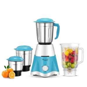 Skystar Star Eco 750W White & Blue Juicer Mixer Grinder with 4 Jars & 2 Years Warranty