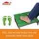 Sanushaa Metal Dark Brown Office Foot Rest with Artificial Grass, S-142