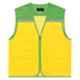 Superb Uniforms Cotton Yellow & Green Two Tone Safety Vest Jacket, SUW/YGr/HVVJ02, Size: M
