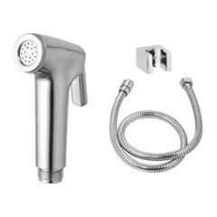 Fastgear PVC Silver Chrome Finish Health Faucet Set, FG957