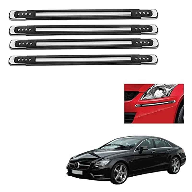 Kozdiko 4 Pcs Black Designer Car Bumper Protector Guard Set for Mercedes Benz CLS-Class