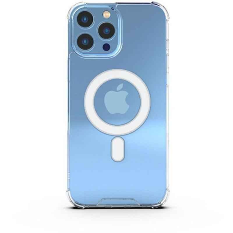 Baykron Clear Anti-Yellow Antibacterial Magsafe Compatible Tough Case for iPhone 13 Pro Max, BKR-PR-IP13-67-M